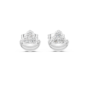 Boucles d'oreilles diamant coupe testeur de diamant Moissanite S925 argent pour femmes boîte à bijoux lettre en argent Sterling - Product Image 4