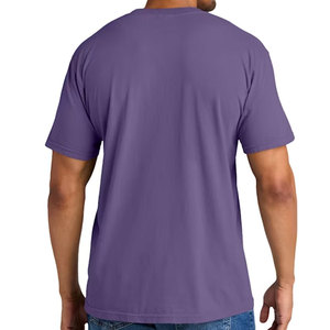 Custom Organic Cotton Men's Lightweight Breathable <b>T</b> <b>Shirt</b> Plain Blank Short Sleeve Streetwear Drop Shoulder <b>Pocket</b> <b>T</b> <b>Shirt</b> - Product Image 2