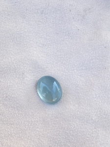 Étonnante pierre naturelle de cabochons de forme ovale en aigue-marine de couleur supérieure avec une bonne pierre précieuse en vrac pour la fabrication de bijoux 9.00 carat - Product Image 5