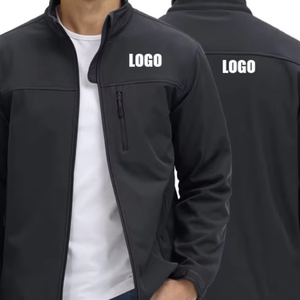 Veste coupe-vent personnalisée hommes veste polaire légère coupe-vent manteau de travail softshell imperméable randonnée vestes de plein air - Product Image 2