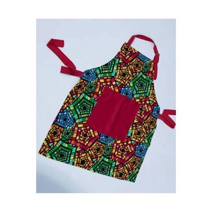 Tablier en lin imprimé au bloc, anti-graisse, sans manches, avec logo personnalisé 'Keep Calm', style mignon, vente en gros, OEM, ODM, export Inde - Product Image 5