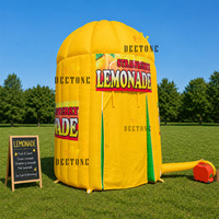 Kiosque de Citron Gonflable Portable pour Réunions Familiales, Événements de Carnaval et Vendeurs Ambulants