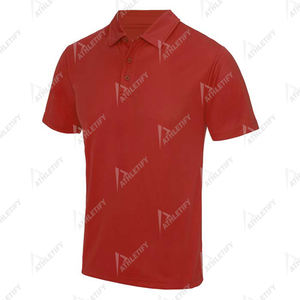Camisa Polo de color sólido de talla grande para hombre de primera calidad, ajuste cómodo de algodón para ropa informal e inteligente, ideal para golf y gimnasio - Product Image 3