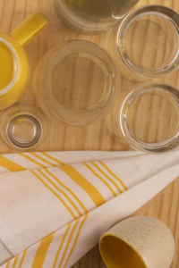 Serviette Bistro 100% coton serviettes de cuisine tissées vert olive durables à séchage rapide pour un usage domestique - Product Image 5