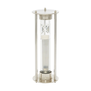 Sculpture chinoise moderne élégante en métal plaqué or Sablier Minuteur de sable Vaisselle Décoration d'intérieur Beau cadeau - Product Image 3