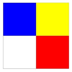 Squadron Nautical Signal <b>Flag</b> 50x60cm - Product Image 1
