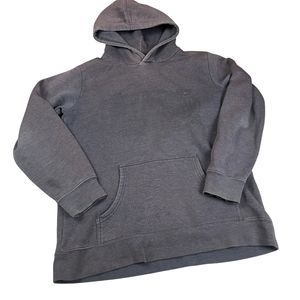 Soleil délavé lavé gris sweat à capuche coton lourd surdimensionné sweat à capuche Streetwear hommes femmes coupe ample plaine pull à capuche vente - Product Image 1