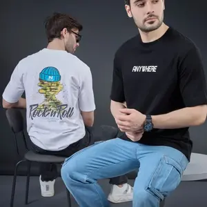 Chemise de sport pour homme à manches courtes de haute qualité été 2025, décontractée, 100% coton, coupe classique, couleur unie, respirante, séchage rapide, 300g - Product Image 6