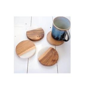 Sous-verre de table en bois et résine de haute qualité, produit fait à la main, fournisseur en gros - Product Image 6