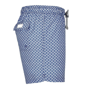 Short de bain d'été à taille élastique et à cordon de serrage pour hommes Short de course en nylon 100% Polyester Short de plage en maille pour hommes - Product Image 4