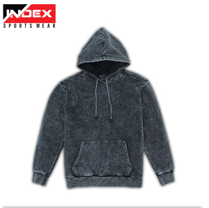 Sudadera con Capucha para Hombre Index Sportswear, Corte Holgado, Algodón French Terry, Color Sólido, con Bolsillo, Estilo Casual para Otoño - Product Image 6