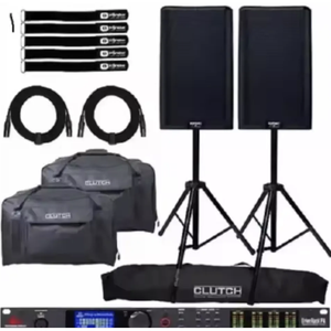 Altavoces Autoamplificados Originales Nuevos K12 2 Serie K2 de 12 Pulgadas y 2000W con Soportes de Plástico, Cables y Bolsas de Transporte - Product Image 1