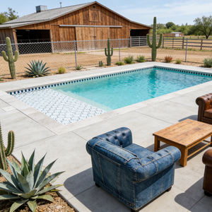 Kit de piscine préfabriqué en fibre de verre élégant et durable pour une utilisation familiale, écologique avec protection UV pour un plaisir toute saison - Product Image 2