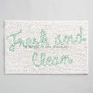 Vente en gros Tapis de bain en coton multicolore Tapis de salle de bain lavable pour le bain et la cuisine - Product Image 3