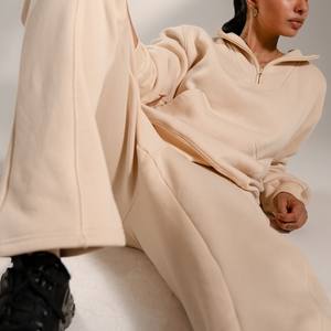 Nouveau style à la mode unisexe lourd élégant ensembles de survêtement pour femmes séchage rapide avec taille élastique pour vêtements d'hiver - Product Image 2