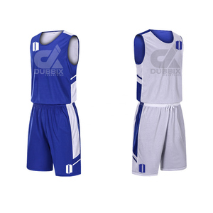 Conjunto de Uniforme de Baloncesto Personalizable, Reversible y Transpirable, 100% Poliéster Sublimado, con Letras en la Parte Delantera - Product Image 2