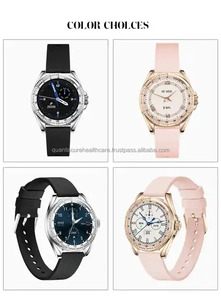 Qc F5 v602b phụ nữ sang trọng Smartwatch 1.19inch AMOLED IP68 không thấm nước nhịp tim theo dõi giấc ngủ thời trang cao cấp hoạt động Tracker - Product Image 4