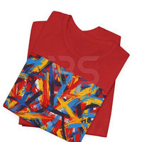 T-shirt pour homme imprimé DTF, finition lisse avec impression graphique résistante à la décoloration et confort décontracté au quotidien