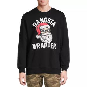 Sudadera de hombre de calidad de lujo personalizada, ropa de calle de cuello redondo de costilla de algodón, jersey con hombros caídos, sudaderas con capucha y sudaderas para hombre - Product Image 1