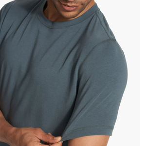 เสื้อยืดผ้าฝ้าย 100% เป็นมิตรกับสิ่งแวดล้อม ระบายอากาศได้ดี แห้งเร็ว ปรับแต่งได้ มีหลายขนาดและสี สำหรับชุดกีฬา กิจกรรมส่งเสริมการขาย - Product Image 4