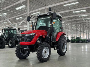 Tracteur agricole à roues 4x4 vert à transmission par engrenages, niveau de sécurité élevé - Product Image 6