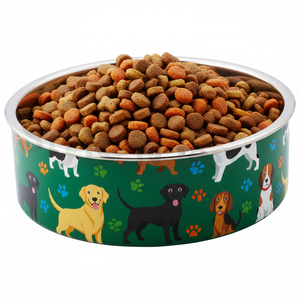 Wholesale Eco-Friendly Stainless Steel portable pet <b>bowl</b> Double Wall - Product Image 1