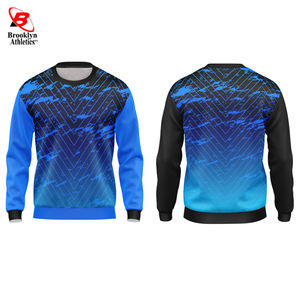 Wholesale polyester Fleece <b>Crewneck</b> <b>Sweatshirt</b> <b>Men</b> Custom Polyester <b>Sweatshirt</b> for Sublimation - Product Image 6