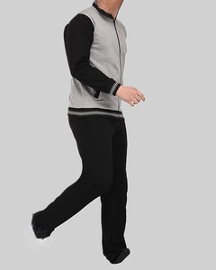2025 alta calidad hecho a medida manga larga Otoño Invierno diseñador entrenamiento y ropa deportiva hombre chándal - Product Image 5