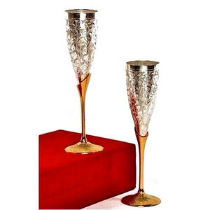 แก้วนมสแตนเลสทำมือคลาสสิกพร้อมการตกแต่งด้วยค้อนออกแบบสำหรับใช้ในบ้านและในงานแต่งงาน - Product Image 5