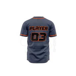 Uniforme de Béisbol Personalizado con su Propio Logotipo, Transpirable, de Secado Rápido, 100% Poliéster, Diseño de Marca Privada para Hombre - Product Image 2