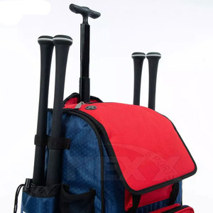Sac à roulettes de baseball au design personnalisé Sac d'équipement à roulettes durable avec plusieurs poches disponibles en tant que sac à dos à roulettes ou standard - Product Image 4