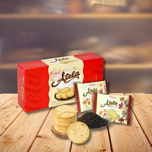 Bold Bite Atela Sésamo Crispy Crackers 150G Caja de bolsita dulce - Product Image 1