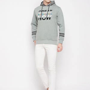 Sweat à capuche imprimé en coton et polyester pour les vêtements de sport, Sweat à capuche personnalisé en coton mélangé pour hommes Sweats à capuche imprimés surdimensionnés - Product Image 6