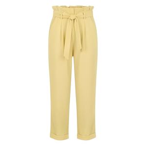 Pantalones de Trabajo Casuales de Oficina para Mujer, de Lona, Transpirables, de Secado Rápido, con Cierre de Cordón, 100% Algodón, Corte Recto - Product Image 1