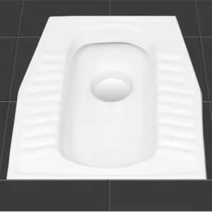 อุปกรณ์สุขภัณฑ์เซรามิกสีดำสีขาวสำหรับห้องน้ำแบบนั่งยองๆกระทะตะวันออกราคาถูกที่สุดสำหรับแอฟริกา algeria Gulf yemen - Product Image 4