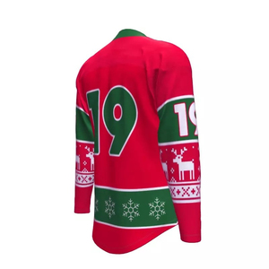 เสื้อเจอร์ซีย์โพลีเอสเตอร์สำหรับเล่นกีฬาฮอกกี้น้ำแข็ง - Product Image 4