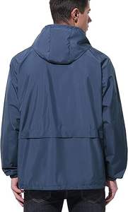 LOW MOQ OEM New Fashion Style Casual Oversized Canvas Stand Front <b>Wind</b> <b>Breaker</b> Jackets Breathable Waterproof Unisex Adults - Product Image 6