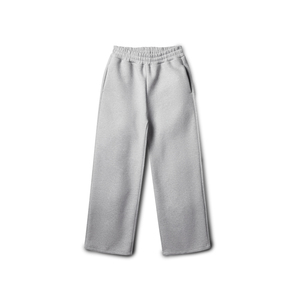 Fabricant de pantalons de survêtement évasés personnalisés Poids lourd 500 Gsm Pantalon de survêtement ample à jambe droite en éponge française pour hommes - Product Image 1