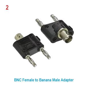 BNC-RCA/바나나/3.5mm/BNC 남성/여성 커넥터 (AV TV 비디오 오디오 Wifi 안테나용) 바나나-J - BNC-K RF 동축 어댑터 - Product Image 3