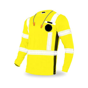 Camisa de manga larga de alta visibilidad ligera totalmente personalizada Servicio OEM para ropa de seguridad - Product Image 1