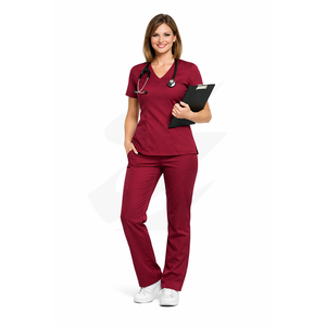 Conjunto de Uniforme de Enfermera Unisex Personalizado, Uniformes Médicos Tejidos Duraderos, Fabricante OEM al por Mayor - Product Image 1