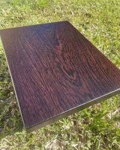 Tabla de Cortar de Madera Maciza Hecha a Mano, Acabado Oscuro, Gruesa y Duradera, Tabla de Cortar y Servir para Cocina, Uso Doméstico y Profesional - Product Image 1