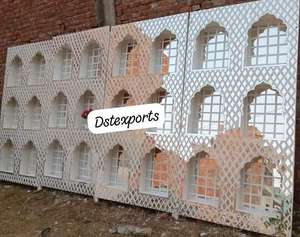 Impresionante telón de fondo de espejo de escenario de boda indio más fascinante espejo de boda al aire libre escenario Moderno marco DE FONDO DE BODA al aire libre - Product Image 5