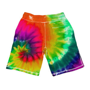 Nouveau design d'été élégant Tie Dye Short Street Wear Poche arrière Ceinture élastique Tie Dye Shorts pour hommes - Product Image 5
