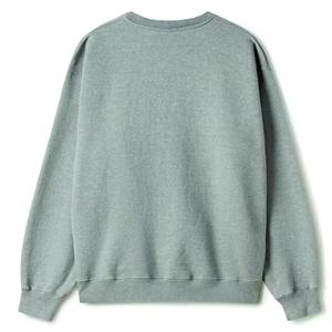 Venta al por mayor Unisex invierno bordado 210 gramos Regular Fit hombres 100% algodón cuello redondo ropa de calle personalizada - Product Image 2