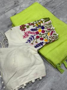 Meilleure vente de saris indien de style traditionnel et moderne doux et luxueux déguisement exclusif en mousseline de soie d'Inde - Product Image 2