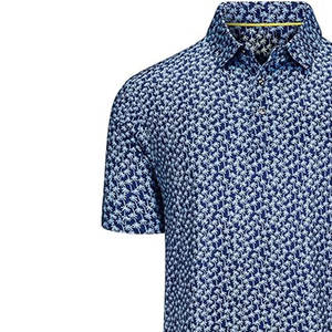 Polo de golf pour homme, coupe confortable, tissu léger, pour un usage décontracté - Product Image 3