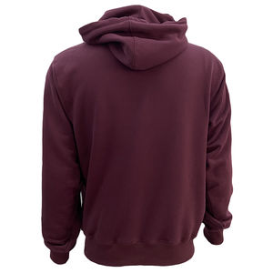 Sweat à capuche décontracté personnalisé pour hommes, sweat-shirt à capuche en coton avec logo imprimé, sweats à capuche unis avec ficelle - Product Image 2