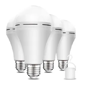 Toptan fiyat LED ampul uzun süre kullanım açık kapalı beyaz 5W 10W 20W akıllı şarj edilebilir Led ışık acil ampul