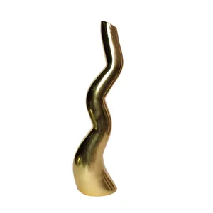 Jarrón de aluminio de alta calidad, piezas decorativas para el hogar, último producto, decoraciones de boda, regalo, mesa de Navidad - Product Image 2